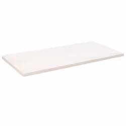 vidaXL Table Top Desk Top Wooden Table Top for Desk Solid Wood Pine Square - white, 110 x 55 x 2.5 cm