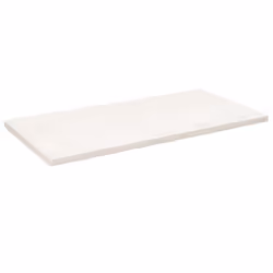 vidaXL Table Top Desk Top Wooden Table Top for Desk Solid Wood Pine Square - white, 110 x 60 x 2.5 cm