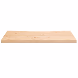 vidaXL Desk Top Coffee Table Top Wooden Office Work Desk Top Solid Mango Wood - brown, 80 x 40 x 2.5 cm - Additional view 2