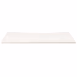 vidaXL Desk Top Coffee Table Top Wooden Office Work Desk Top Solid Mango Wood - white, 100 x 50 x 2.5 cm - Additional view 2
