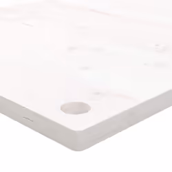 vidaXL Desk Top Coffee Table Top Wooden Office Work Desk Top Solid Mango Wood - white, 100 x 50 x 2.5 cm - Additional view 4