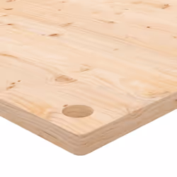 vidaXL Desk Top Coffee Table Top Wooden Office Work Desk Top Solid Mango Wood - brown, 110 x 55 x 2.5 cm - Additional view 4