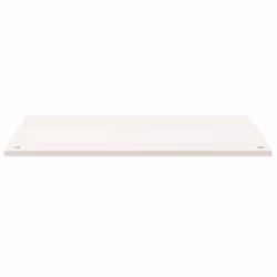 vidaXL Desk Top Coffee Table Top Wooden Office Work Desk Top Solid Mango Wood - white, 110 x 55 x 2.5 cm - Additional view 2