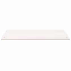 vidaXL Desk Top Coffee Table Top Wooden Office Work Desk Top Solid Mango Wood - white, 110 x 60 x 2.5 cm - Additional view 2