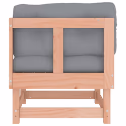 vidaXL Middle Sofas Patio Wooden Sectional Sofa with Cushionss Solid Wood Pine - natural douglas, 2x corner - Additional view 5