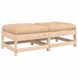 VidaXL 825583, Beige, Wood, 110 kg, Adults & Children, 12 cm, 60 cm