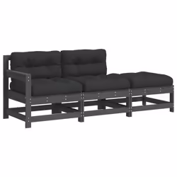 VidaXL 825599, Black, Wood, 110 kg, Adults & Children, 32 cm, 60 cm
