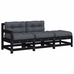 VidaXL 825601, Anthracite, Wood, 110 kg, Adults & Children, 32 cm, 60 cm
