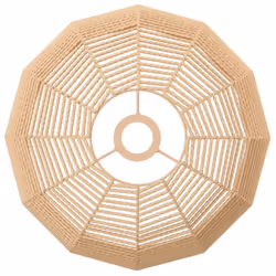 vidaXL Ceiling Lamp Shade Hanging Lamp Shade Pendant Lamp Shade Iron and Paper - Additional view 4