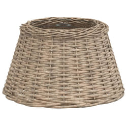 vidaXL Ceiling Lamp Shade Hall Wicker Ceiling Light Shade Pendant Lamp Shade - brown, 50 x 30 cm