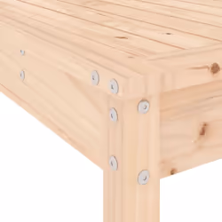 vidaXL Garden Bar Set Outdoor Bar Table Set Bar Stool 5 Piece Solid Wood Pine - natural pine - Additional view 6