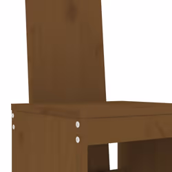 vidaXL Garden Bar Set Outdoor Bar Table Set Bar Stool 7 Piece Solid Wood Pine - honey brown pine - Additional view 4
