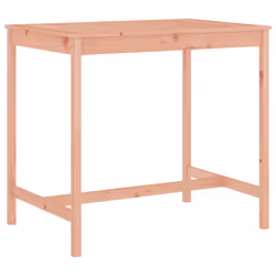 vidaXL Garden Bar Set Outdoor Bar Table Set Bar Stool 5 Piece Solid Wood Pine - natural douglas - Additional view 5
