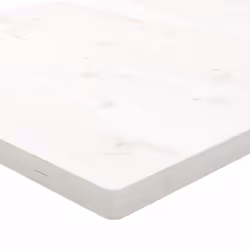 vidaXL Table Top Desk Top Wooden Table Top for Desk Solid Wood Pine Square - white, 50 x 50 x 2.5 cm - Additional view 4
