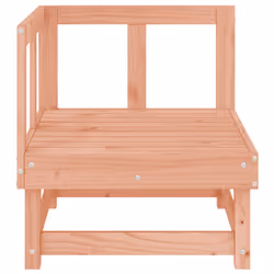 vidaXL Garden Middle Sofa Footrest Outdoor Sofa Coffee Table Solid Wood Pine - natural douglas, corner sofa - Additional view 2