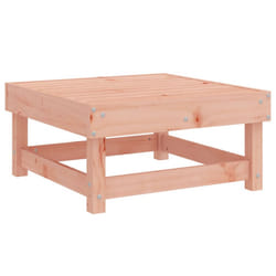 vidaXL Garden Middle Sofa Footrest Outdoor Sofa Coffee Table Solid Wood Pine - natural douglas, footrest