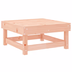 vidaXL Garden Middle Sofa Footrest Outdoor Sofa Coffee Table Solid Wood Pine - natural douglas, footrest - Additional view 5