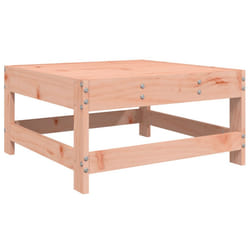 vidaXL Garden Middle Sofas Outdoor Sofa Sectional Sofa 2 pcs Solid Wood Pine - natural douglas, footstool