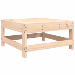 vidaXL Garden Middle Sofas Outdoor Sofa Sectional Sofa 2 pcs Solid Wood Pine - natural pine, corner + 2x middle + footrest - Additional view 5