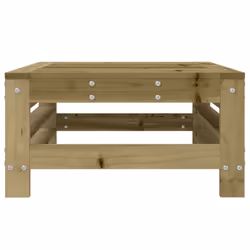 vidaXL Garden Footstool Ottoman Footrest Outdoor Stool Impregnated Wood Pine