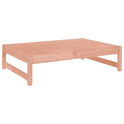 vidaXL Garden Middle Sofa Footrest Outdoor Sofa Coffee Table Solid Wood Pine - natural douglas, footrest
