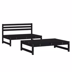 VidaXL 825727, Black, Wood, 110 kg, Adults & Children