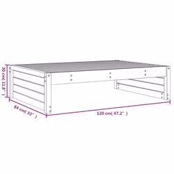 VidaXL 825750 outdoor bench Wood - Additional view 8