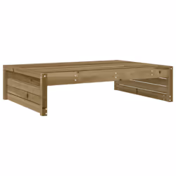 vidaXL Garden Footstool Ottoman Footrest Outdoor Stool Impregnated Wood Pine - Additional view 5