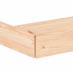 vidaXL Sandbox with Seats Kids Toy Outdoor Sandpit Octagon Solid Wood Pine - natural pine, 111 x 111 x 20 cm - Additional view 6