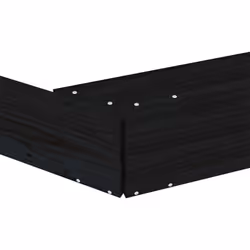 vidaXL Sandbox with Seats Kids Toy Outdoor Sandpit Octagon Solid Wood Pine - black pine, 159.5 x 159.5 x 20 cm - Additional view 6