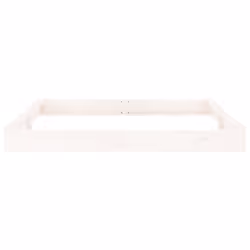 vidaXL Sandbox with Seats Kids Toy Outdoor Sandpit Square Solid Wood Pine - white pine, 200 x 200 x 20 cm - Additional view 4