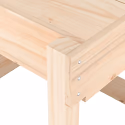 vidaXL Sand Tables Sandpit and Water Table Play Table 2 pcs Solid Wood Pine - natural pine - Additional view 7