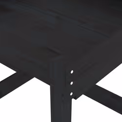 vidaXL Sand Tables Sandpit and Water Table Play Table 2 pcs Solid Wood Pine - black pine - Additional view 7