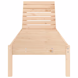 vidaXL Sun Loungers Sun Bed Outdoor Lounge Bed Garden Day Bed Solid Wood Pine - natural pine, 1 pcs