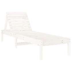 VidaXL 825067 outdoor chair Terrace Pinewood White
