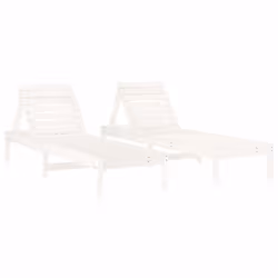 VidaXL 825068, Terrace, Pinewood, White, 70 kg