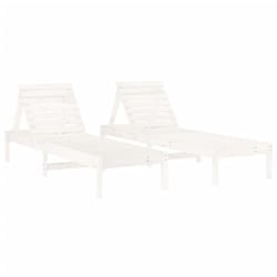 VidaXL 825068 outdoor chair Terrace Pinewood White