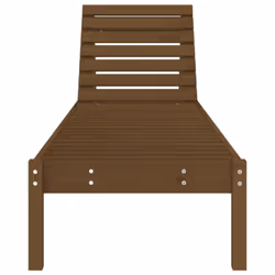 vidaXL Sun Loungers Sun Bed Outdoor Lounge Bed Garden Day Bed Solid Wood Pine - honey brown pine, 1 pcs