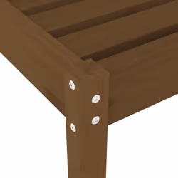 vidaXL Sun Loungers Sun Bed Outdoor Lounge Bed Garden Day Bed Solid Wood Pine - honey brown pine, 1 pcs - Additional view 7
