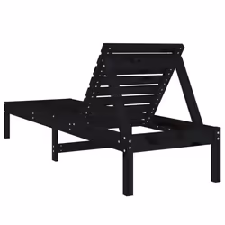 VidaXL 825074 outdoor chair Lounge Pinewood Black - Additional view 6