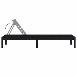 VidaXL 825074 outdoor chair Lounge Pinewood Black - Additional view 7