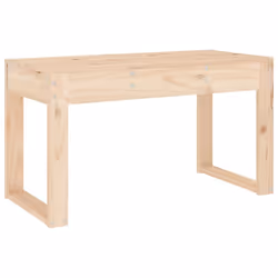 vidaXL Garden Bench Wooden Bench Patio Outdoor Bench Seat Solid Wood Pine - natural pine, 80 x 38 x 45 cm - Additional view 4