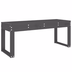 VidaXL 825095, Grey, Wood, 110 kg, Adults & Children, 1100 mm, 380 mm