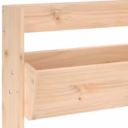 vidaXL Wall Planter 3-Tier Hanging Planter Wall Flower Pot Solid Wood Pine - natural pine - Additional view 6