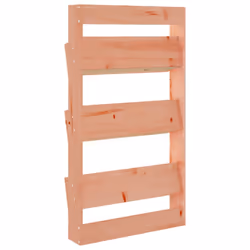 vidaXL Wall Planter 3-Tier Hanging Planter Wall Flower Pot Solid Wood Pine - natural douglas - Additional view 5