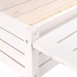 vidaXL Garden Planter with Folding Tabletop Patio Flower Pot Solid Wood Pine - white pine - Additional view 8