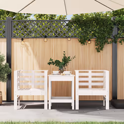 VidaXL 825129 outdoor chair Terrace Pinewood White