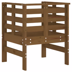 VidaXL 825131 outdoor chair Terrace Pinewood Brown - Additional view 7