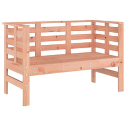 vidaXL Garden Bench Loveseat Outdoor Bench Seat Patio Bench Solid Wood Pine - natural douglas