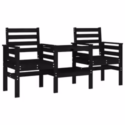 VidaXL 825160, Black, Wood, 110 kg, Adults & Children, 1750 mm, 550 mm